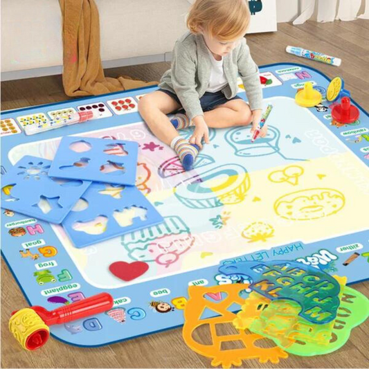 Magic Coloring Doodle Mat - Lerne und spiele mit wasserbasierten Farben