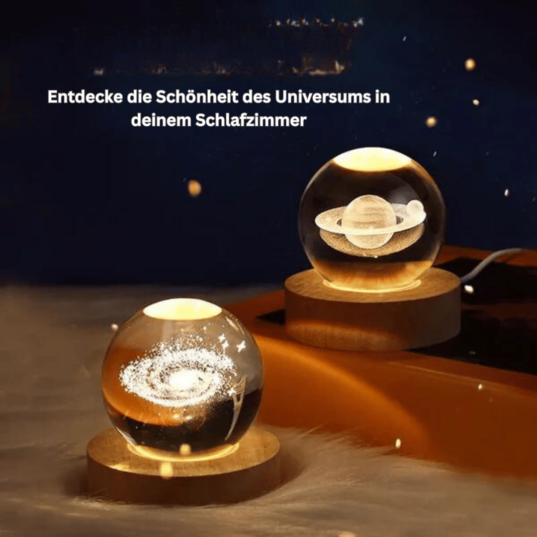 Galaktische Ruhe - LED Nacht Lampe für ein magisches Schlafzimmer