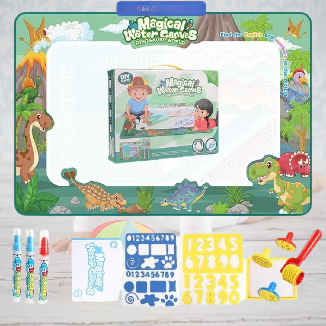 Magic Coloring Doodle Mat - Lerne und spiele mit wasserbasierten Farben